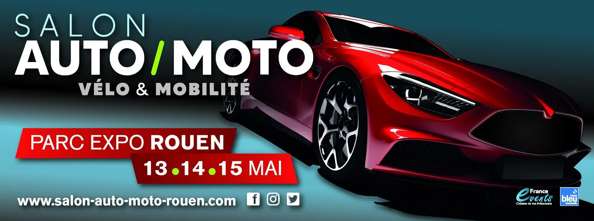 Salon de l'Auto Moto de Rouen – Partenariat digital complet